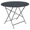 Table De Jardin 4 Personnes FERMOB Bistro Ø 96 Cm - Carbone -Jardin Mobilier Magasin bistro table d96 carbone 1