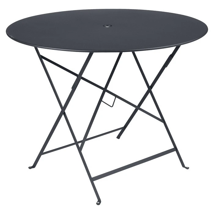 Table De Jardin 4 Personnes FERMOB Bistro Ø 96 Cm - Carbone 3 Table De Jardin 4 Personnes FERMOB Bistro Ø 96 Cm - Carbone
