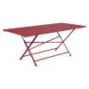 Table De Jardin 10 Personnes FERMOB Cargo 190 X 90 Cm - Piment -Jardin Mobilier Magasin cargo table rectangulaire piment 1