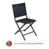 Chaise De Jardin Pliante Alizé Thema -Jardin Mobilier Magasin chaise thema epoxy toutes couleurs 1