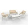 Salon De Jardin Bas RESOL Click Clack-Blanc -Jardin Mobilier Magasin click clack d tour 1
