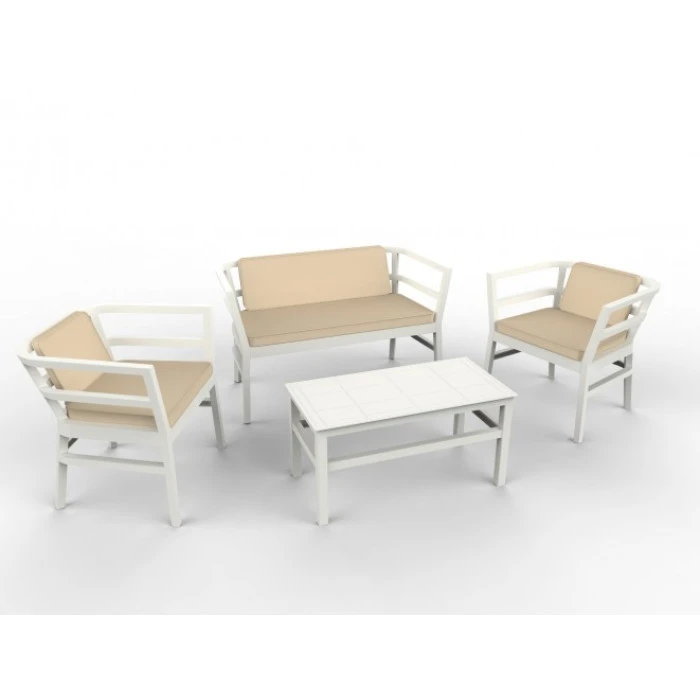 Salon De Jardin Bas RESOL Click Clack-Blanc 3 Salon De Jardin Bas RESOL Click Clack-Blanc