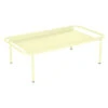 Table Basse De Jardin FERMOB Coolside - Citron Givré -Jardin Mobilier Magasin coolside table basse 115x63 citron givre