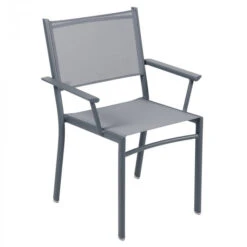 Fauteuil De Jardin Empilable FERMOB Costa - Gris Orage