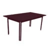 Table De Jardin FERMOB Costa 160 X 80 Cm - Cerise Noire -Jardin Mobilier Magasin costa table 160x80 cerise noire