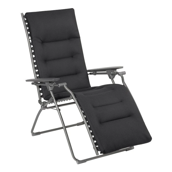 Fauteuil Relax Pliant LAFUMA Evolution BeComfort - Gris Foncé 3 Fauteuil Relax Pliant LAFUMA Evolution BeComfort - Gris Foncé