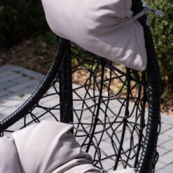 Fauteuil Suspendu Bizzotto Amirantes - Noir -Jardin Mobilier Magasin fauteuil bizzotto amirantes noir 5