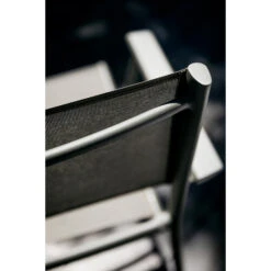 Fauteuil De Jardin Empilable FERMOB Costa - Carbone -Jardin Mobilier Magasin fauteuil costa dossier 2 min 1