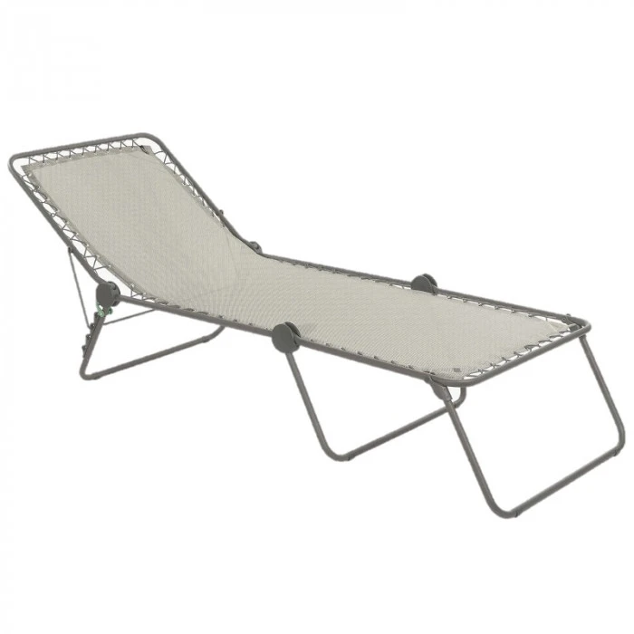 Lit Bain De Soleil LAFUMA Siesta L Batyline Iso - Seigle 3 Lit Bain De Soleil LAFUMA Siesta L Batyline Iso - Seigle