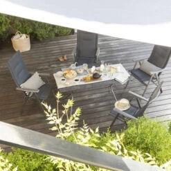 Fauteuil De Jardin Pliant LAFUMA Zen-It BeComfort - Gris Foncé 10 Fauteuil De Jardin Pliant LAFUMA Zen-It BeComfort - Gris Foncé -Jardin Mobilier Magasin lfm2831 8902 fauteuil jardin lafuma zen it becomfort ambiance repas