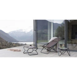 Bain De Soleil LAFUMA Transabed AirComfort - Taupe -Jardin Mobilier Magasin lfm2865.7057 bain soleil lafuma transabed aircomfort taupe ambiance 2