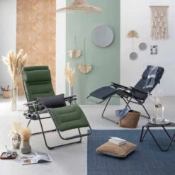 Nouvelles Arrivées -Jardin Mobilier Magasin lfm3131.8902 fauteuil relax pliant lafuma futura becomfort xl gris fonce ambiance