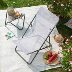 Chaise Longue LAFUMA Maxi Transat Velio Néo - Flora 9 Chaise Longue LAFUMA Maxi Transat Velio Néo - Flora -Jardin Mobilier Magasin lfm5029 chaise longue lafuma maxi transat velio neo flora ambiance