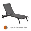 Lit Bain De Soleil Alizé Celio -Jardin Mobilier Magasin lit bain soleil alize celio coloris choix