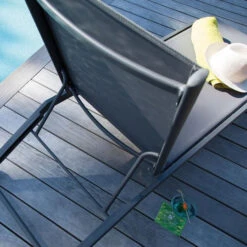 Lit Bain De Soleil Florence Alizé -Jardin Mobilier Magasin lit soleil florence alize dessus 1