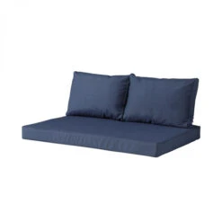 Coussin Palette Assise MADISON 120 X 80 Cm-Outdoor Panama Safier Blue -Jardin Mobilier Magasin lou9o065 coussin palette assise madison 120 x 80 cm outdoor panama safier blue ensemble