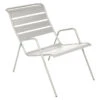 Fauteuil Relax FERMOB Monceau - Gris Argile -Jardin Mobilier Magasin monceau fauteuil bas gris argile