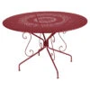 Table De Jardin 8 Personnes FERMOB Montmartre Ø 117 Cm - Piment -Jardin Mobilier Magasin montmartre table d117 piment 1