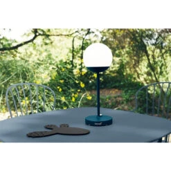 Lampe FERMOB Mooon! - Bleu Acapulco 21 Lampe FERMOB Mooon! - Bleu Acapulco -Jardin Mobilier Magasin mooon lampe bleu acapulco min