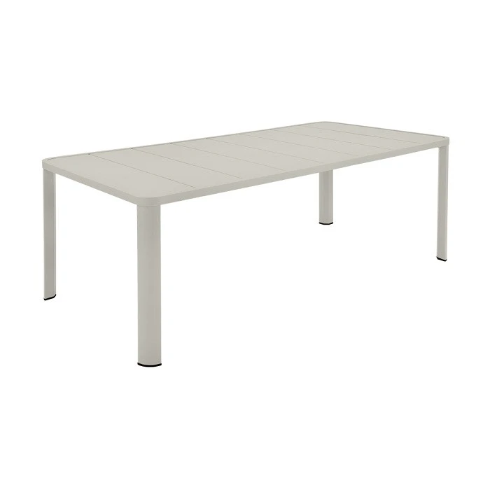 Table De Jardin 10 Personnes FERMOB Oléron 205 X 100 Cm - Gris Argile 3 Table De Jardin 10 Personnes FERMOB Oléron 205 X 100 Cm - Gris Argile