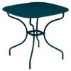 Table De Jardin 4 Personnes FERMOB Opéra + 82 X 82 Cm - Bleu Acapulco