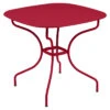 Table De Jardin 4 Personnes FERMOB Opéra + 82 X 82 Cm - Piment 2 Table De Jardin 4 Personnes FERMOB Opéra + 82 X 82 Cm - Piment -Jardin Mobilier Magasin opera premium carronde piment 1