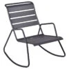 Rocking Chair FERMOB Monceau - Carbone 1 Rocking Chair FERMOB Monceau - Carbone -Jardin Mobilier Magasin rocking chair monceau fermob carbone 1