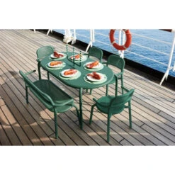 Table De Jardin 6 Personnes Fatboy Toní Tavolo - Vert Brume -Jardin Mobilier Magasin table fatboy toni tavolo ambiance 3 min