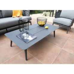 Salon De Jardin Bas Proloisirs Tim - 1 Canapé / 2 Fauteuils / 1 Table Basse -Jardin Mobilier Magasin tp143 salon jardin bas proloisirs tim table